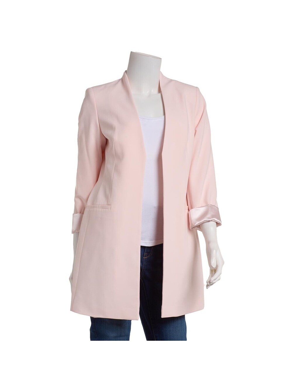 Calvin Klein Petite Collarless Open-Front J Parfait 6P